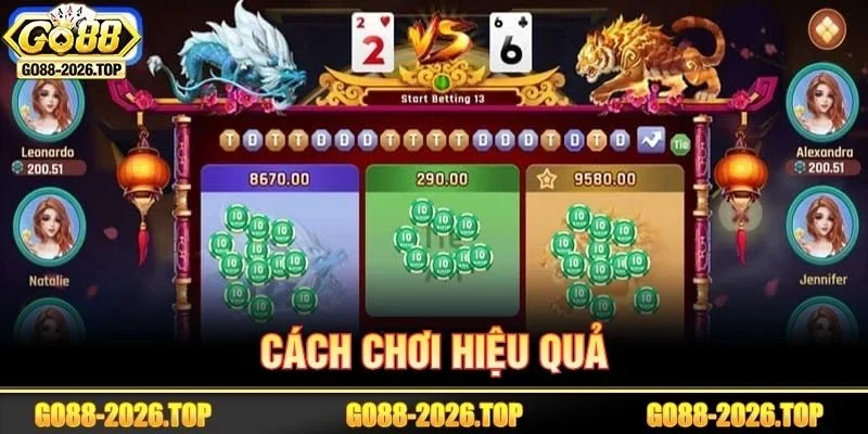 Bỏ túi ngay mẹo chơi rồng hổ hay từ chuyên gia GO88.