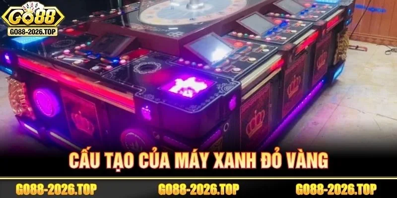Cấu tạo của máy xèng xanh đỏ vàng khá phức tạp.