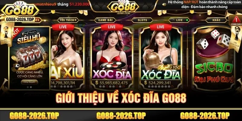 Giới thiệu về game xóc đĩa online tại sàn cược GO88.