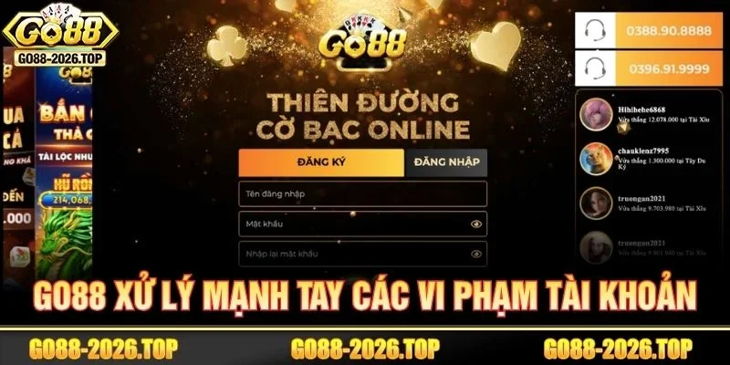 Đăng ký nhiều tài khoản GO88 được không thì câu trả lời là KHÔNG.