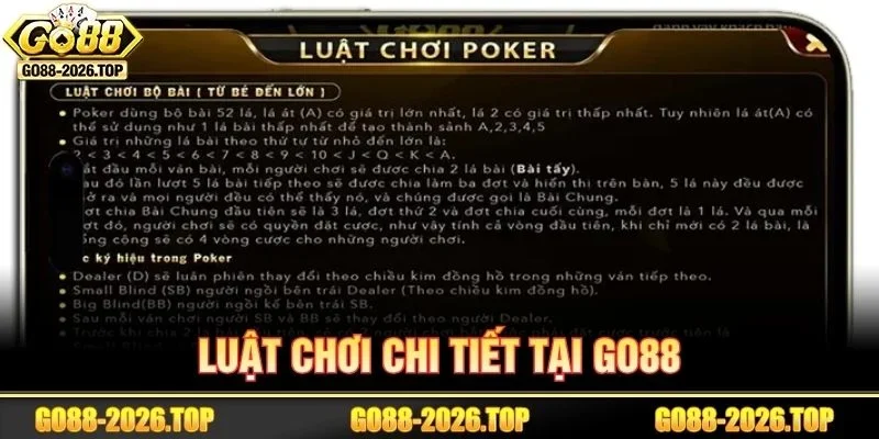 Nắm vững luật chơi Poker để bạn tự tin chinh phục.
